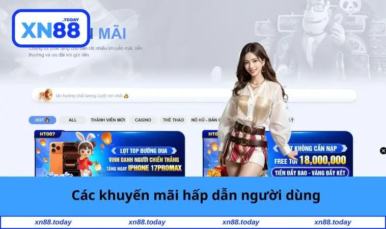 Các khuyến mãi hấp dẫn 