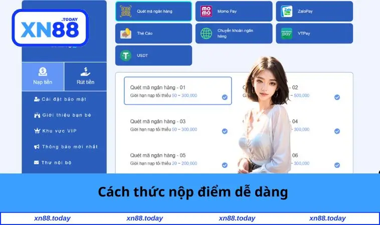 Cách thức nộp điểm dễ dàng
