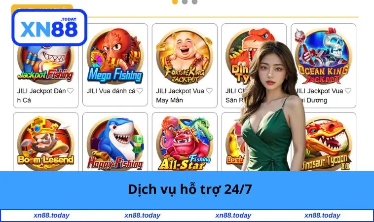 Dịch vụ hỗ trợ 24/7