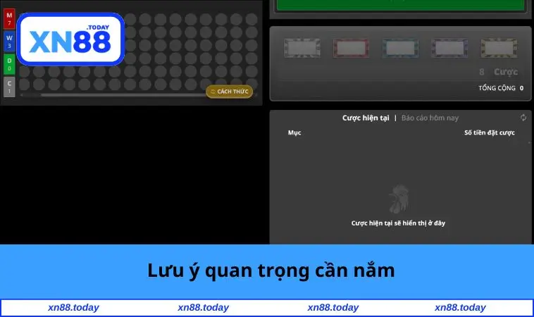 Lưu ý quan trọng cần nắm