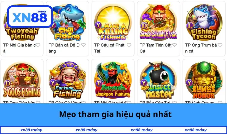 Mẹo tham gia hiệu quả nhất