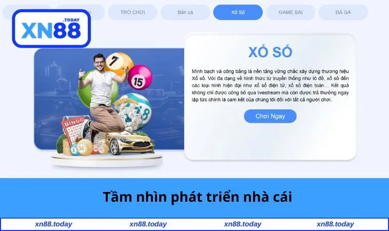 Giới Thiệu XN88 3 Tầm nhìn phát triển nhà cái
